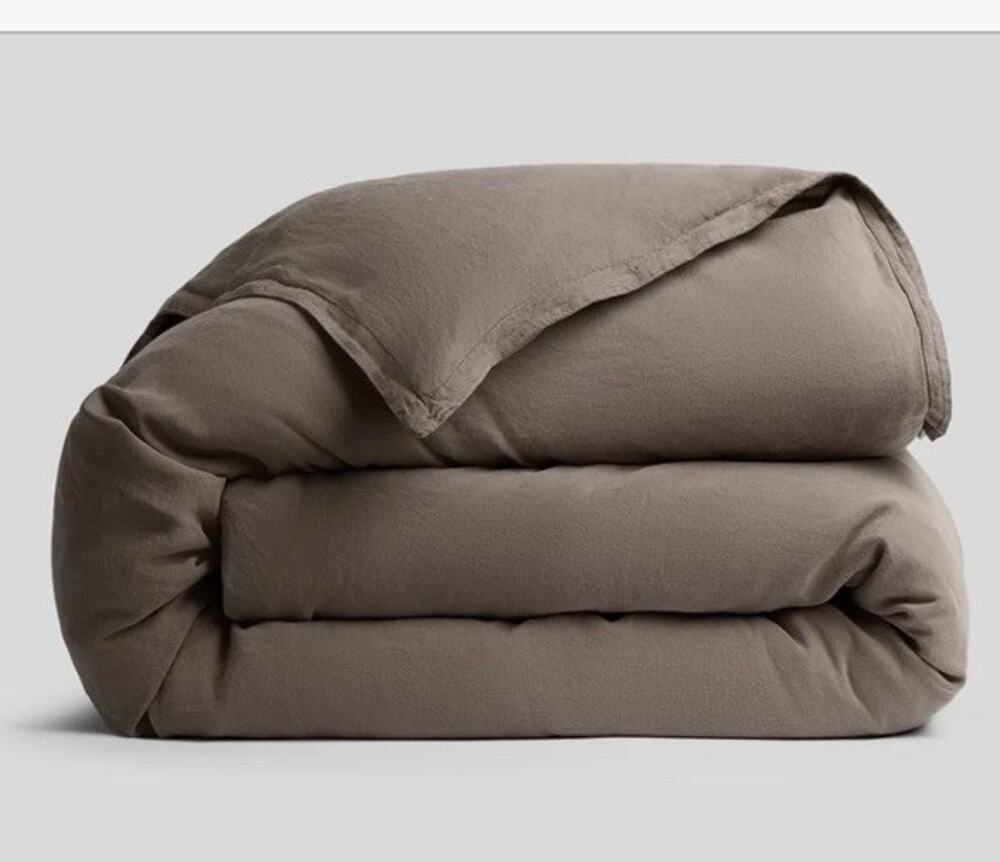 Parachute Linen Tencel Duvet Cover Warm grey Full/queen $330